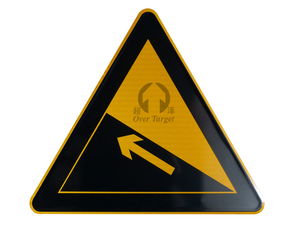超泽工厂直销 90三角警告标志牌 3M反光交通标志牌